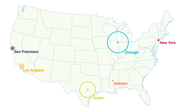 US map