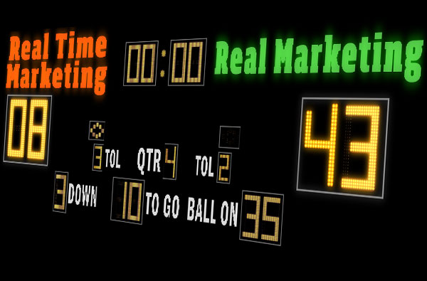 real-time marketing vs real marketing